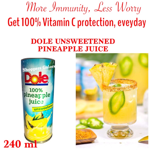 NEW!!! ORIGINAL!! DOLE UNSWEETENED PINEAPPLE JUICE ...