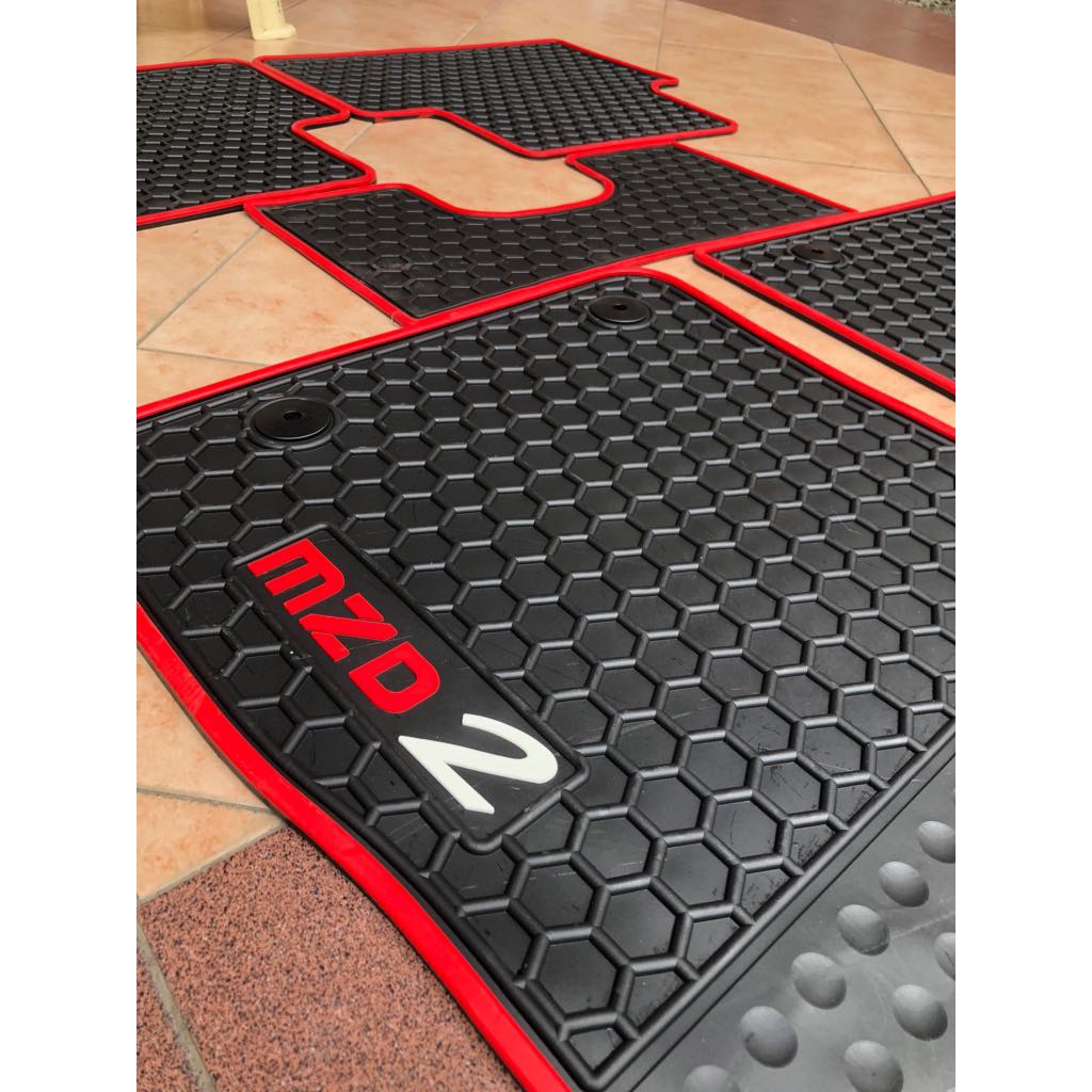 mazda 2 rubber floor mats