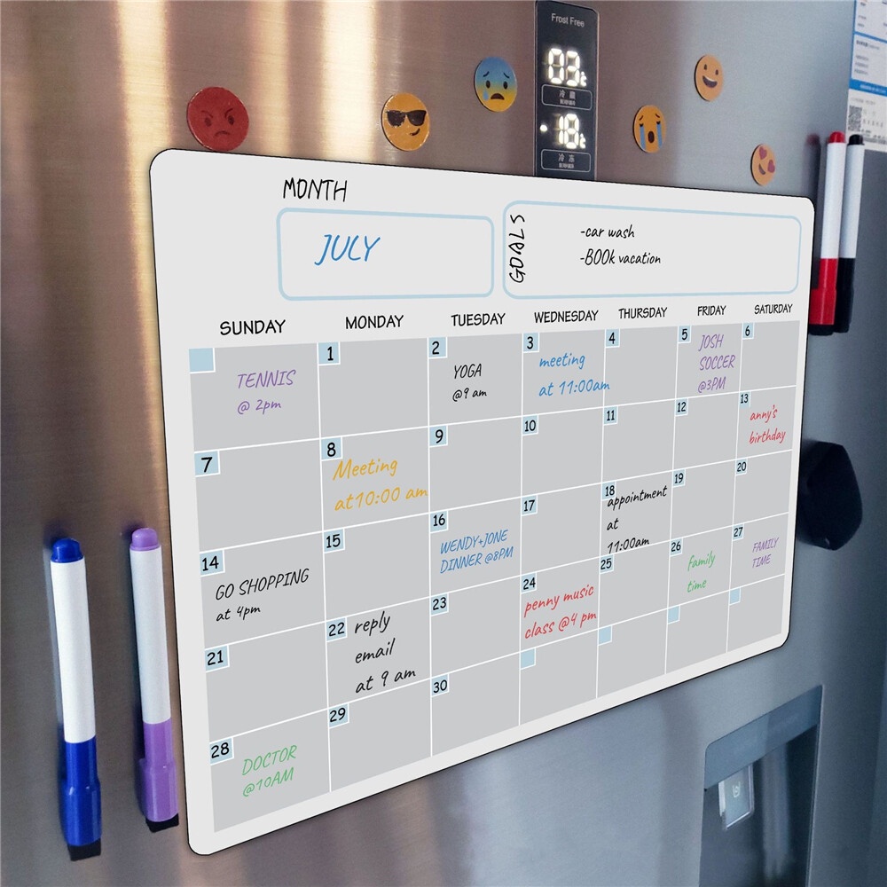 a3-erasable-month-planner-magnetic-calendar-refrigerator-magnet-message