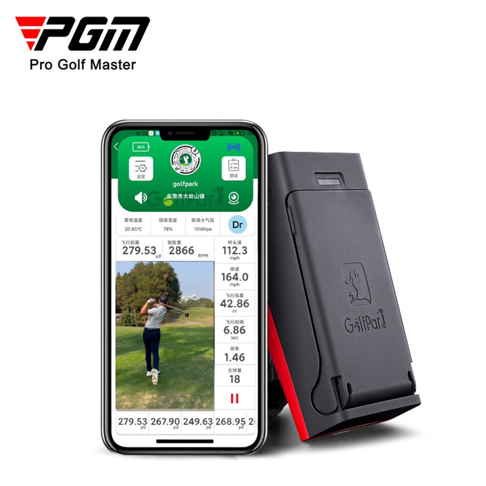 PGM GOLFPARK Golf Radar Data Analyzer Swing Smart and Easy To Carry ...