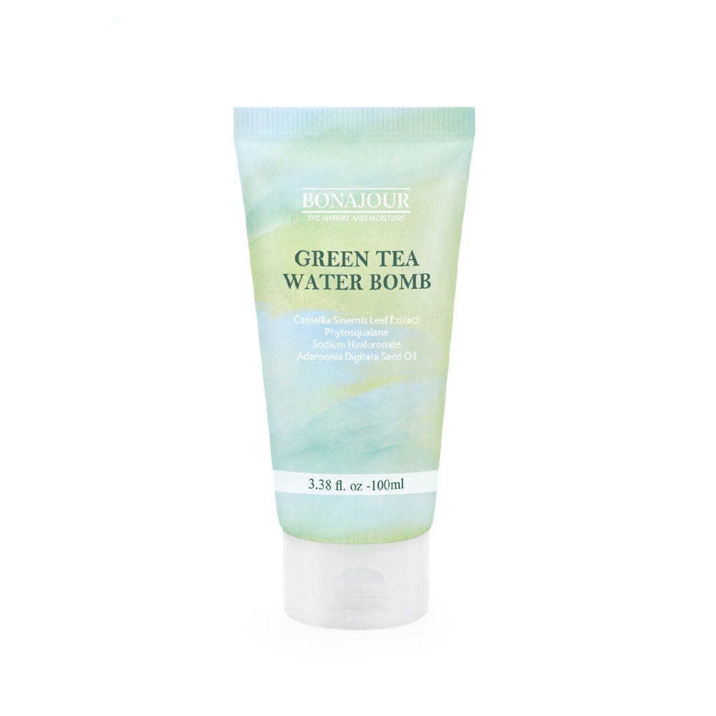 Bonajour Green Tea Water Bomb Cream 100ml Shopee Philippines