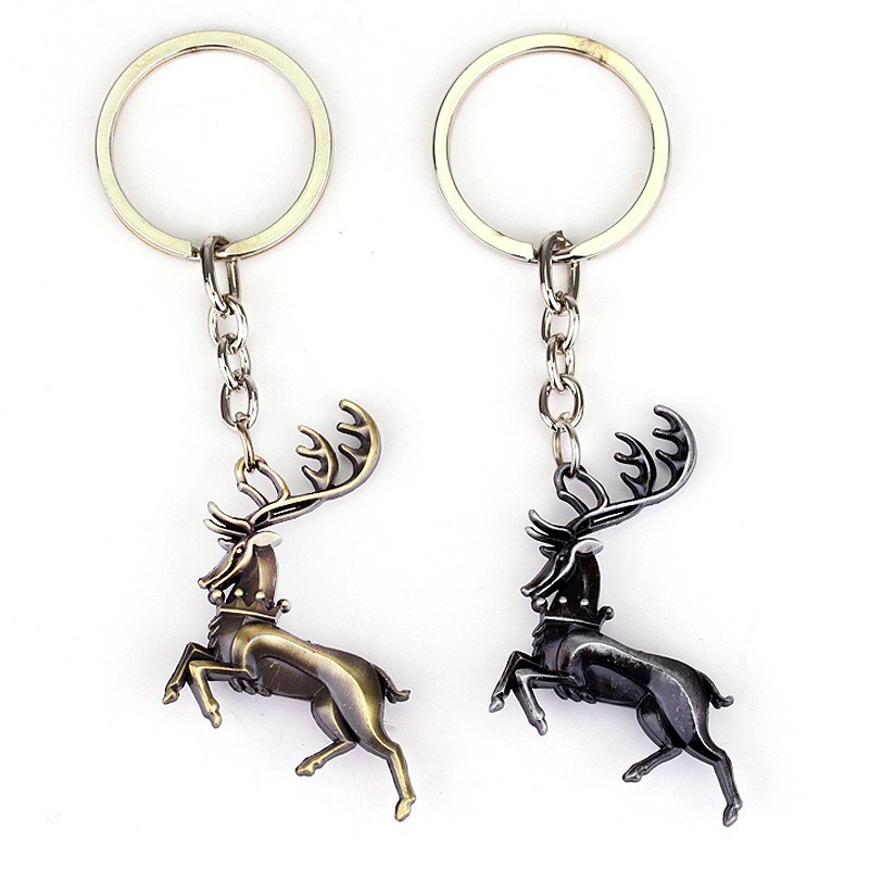 Game Of Thrones Deer House Baratheon Family Logo Keychain Pe