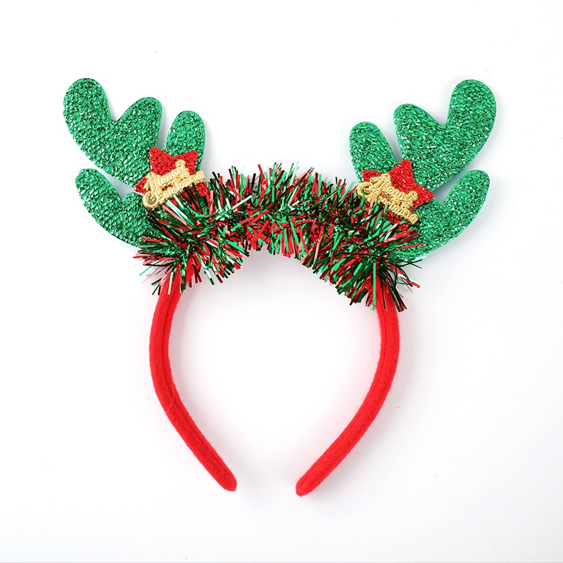 Antler Christmas Decorations Party Supplies Children's Christmas Snowman-antler 