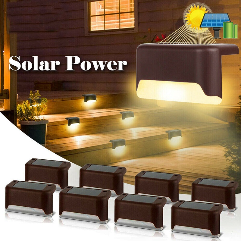 Solar Powered LED Waterproof Step Light/Outdoor Garden Lighting Sunlight Power Saving/Deck
