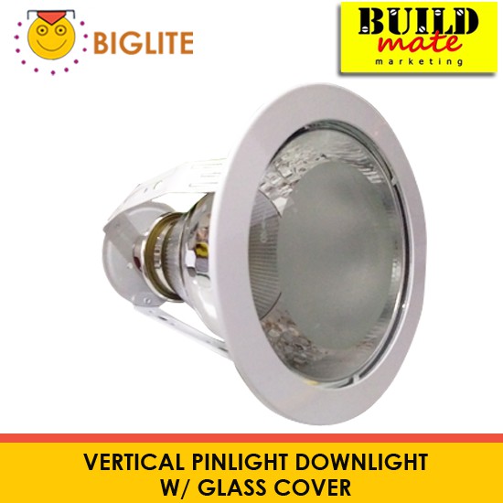 BIGLITE Vertical Pinlight Downlight W/ Glass Cover Shopee Philippines