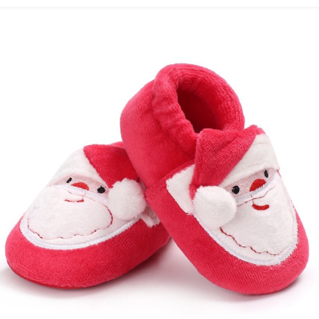 baby santa shoes