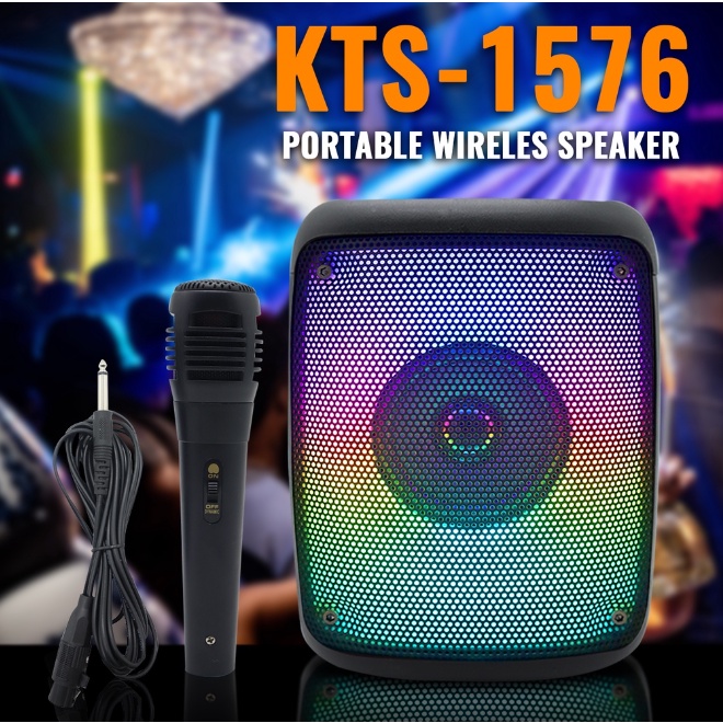 Loud Speaker Portable Karaoke Speaker KTS1576 3inch Handled