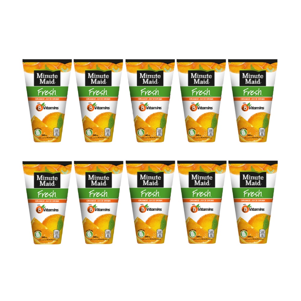 Minute Maid Fresh Orange 10 Pieces 180ml Shopee Philippines 2568