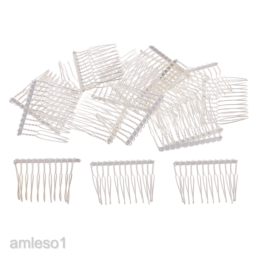 plain metal hair comb