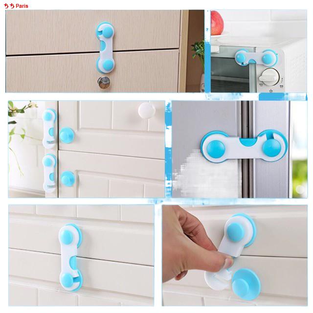 KHY# Plastic Home Door Drawer Lock Kids Protect Wardrobe Cabinet ...