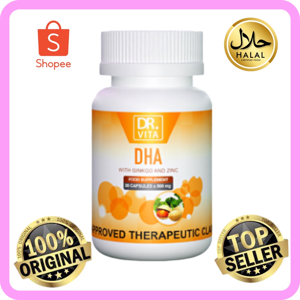 Dr. Vita DHA with Ginkgo and Zinc (For Adult & Elderly) Memory