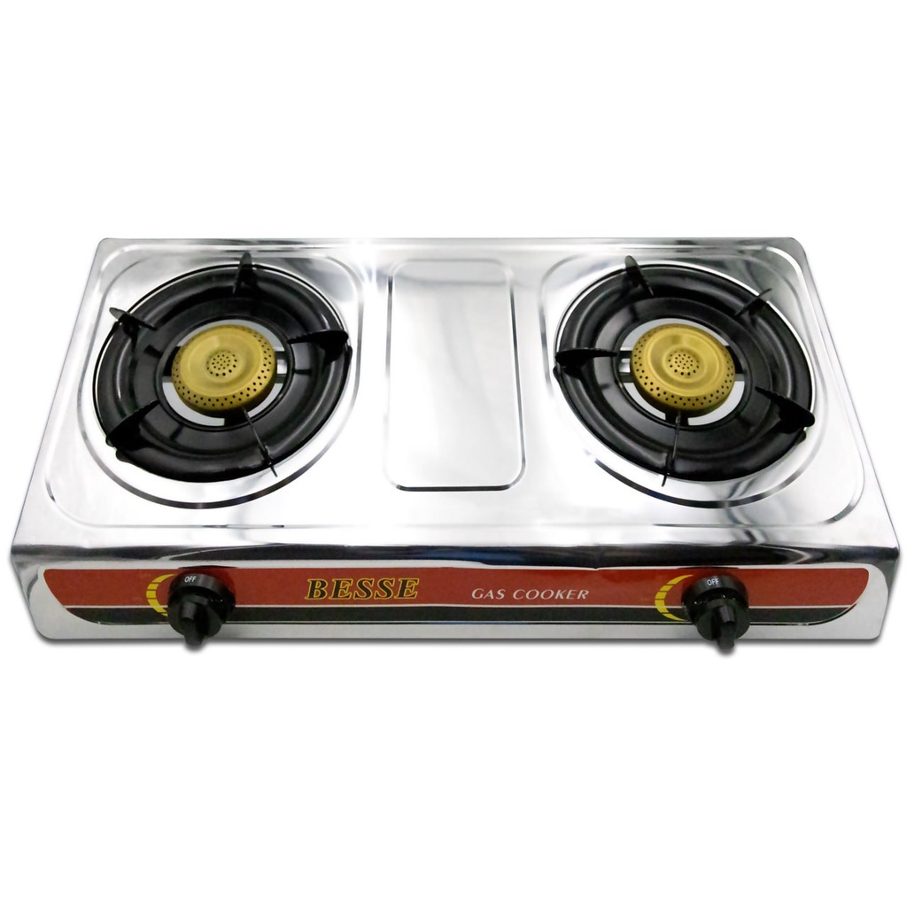 Affordable Gas Stove Double Burner Stainless Steel Body LPG Stove