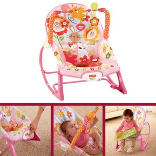 pink baby rocking chair