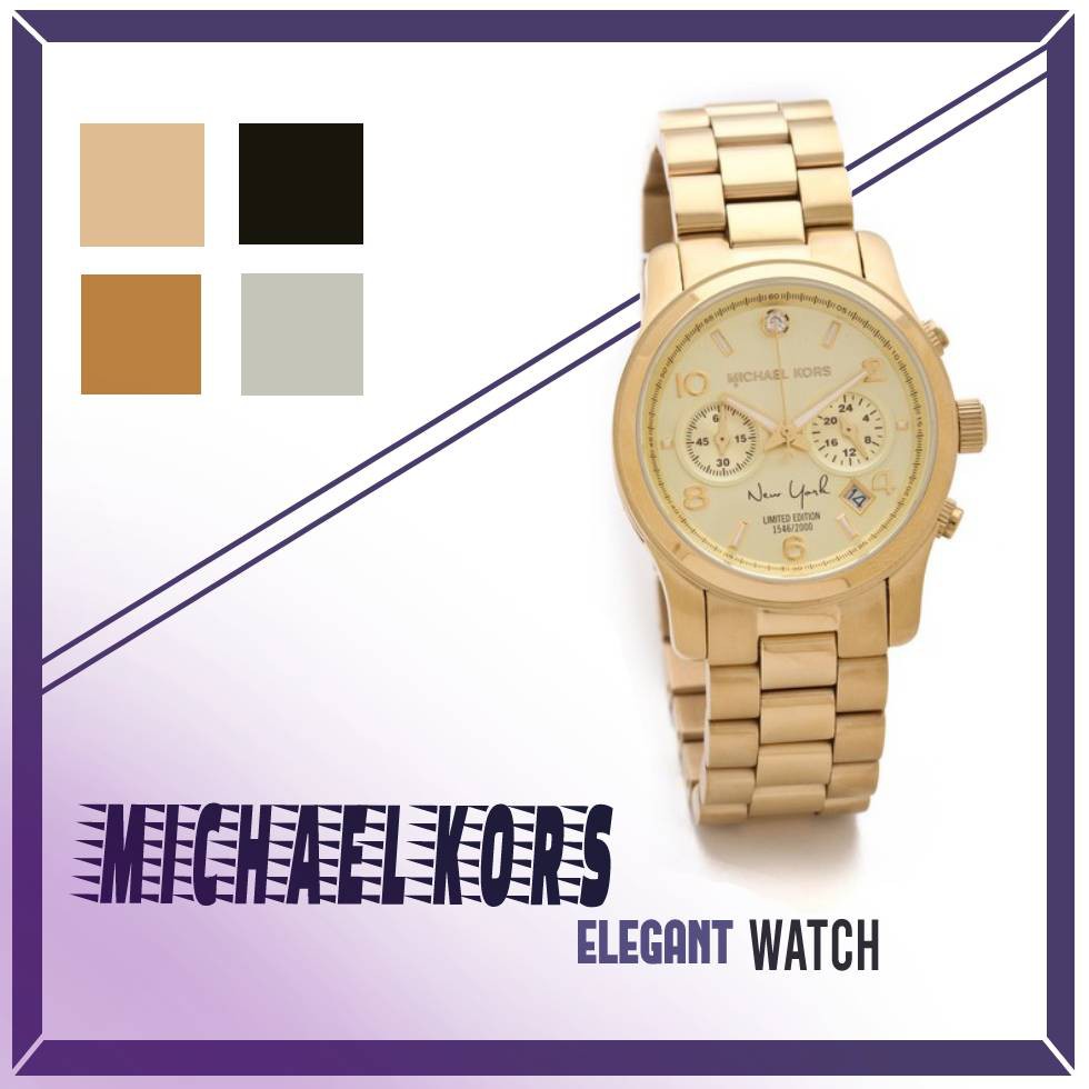 michael kors chrome watch