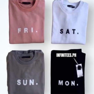 EVERYDAY DAYS Oversized Minimalist Aesthetic Statement Shirt/Tshirts/Tees Unisex COD