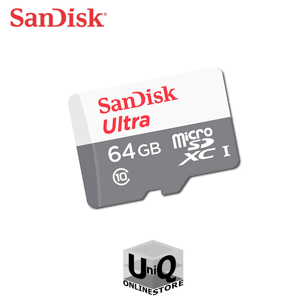 Sandisk Ultra Micro Sdxc 64gb Class 10 Memory Card Sdsqunr Shopee Philippines