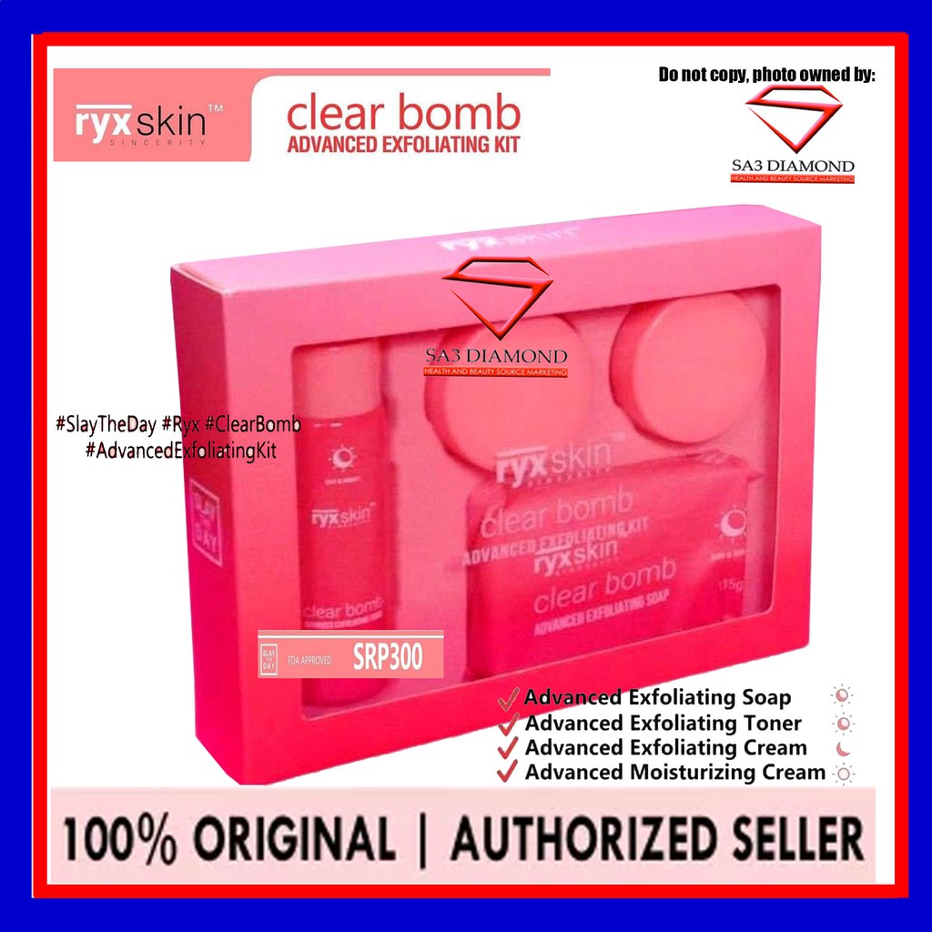Ryx Clear Bomb Advance Exfoliating Kit Shopee Philippines