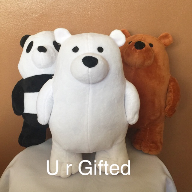 we bare bears stuffed toy shopee