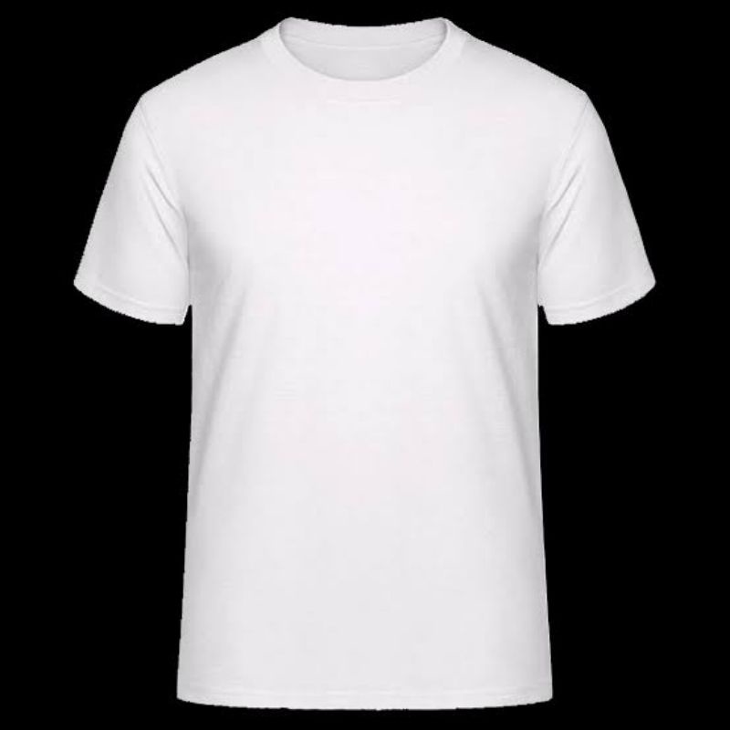 Plain White t-shirt roundneck, White subli max fabric Good for ...