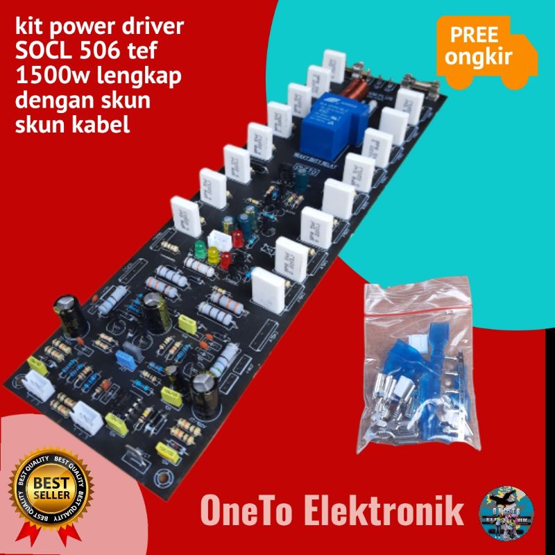 SOCL 506 1500W Plus Mono Power Driver 2U Outdoor Kit Compact and