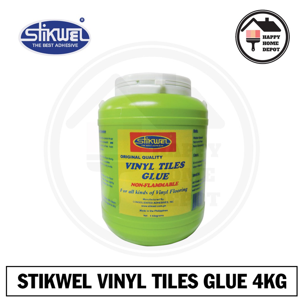 STIKWEL VINYL TILES GLUE 4KG Shopee Philippines