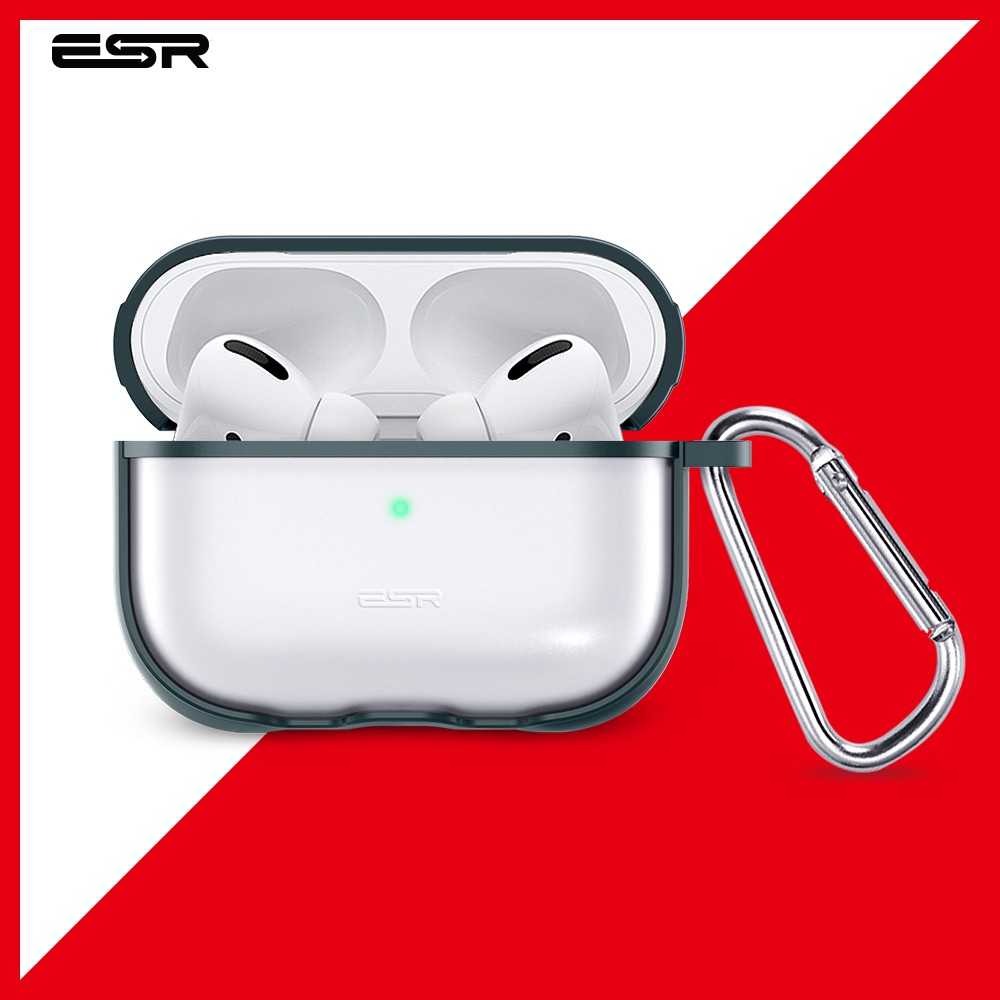 Shockproof Soft TPU Gel Case Cover with Keychain Carabiner for Apple AirPods Compatible with AirPods 2 and 1 Monkey