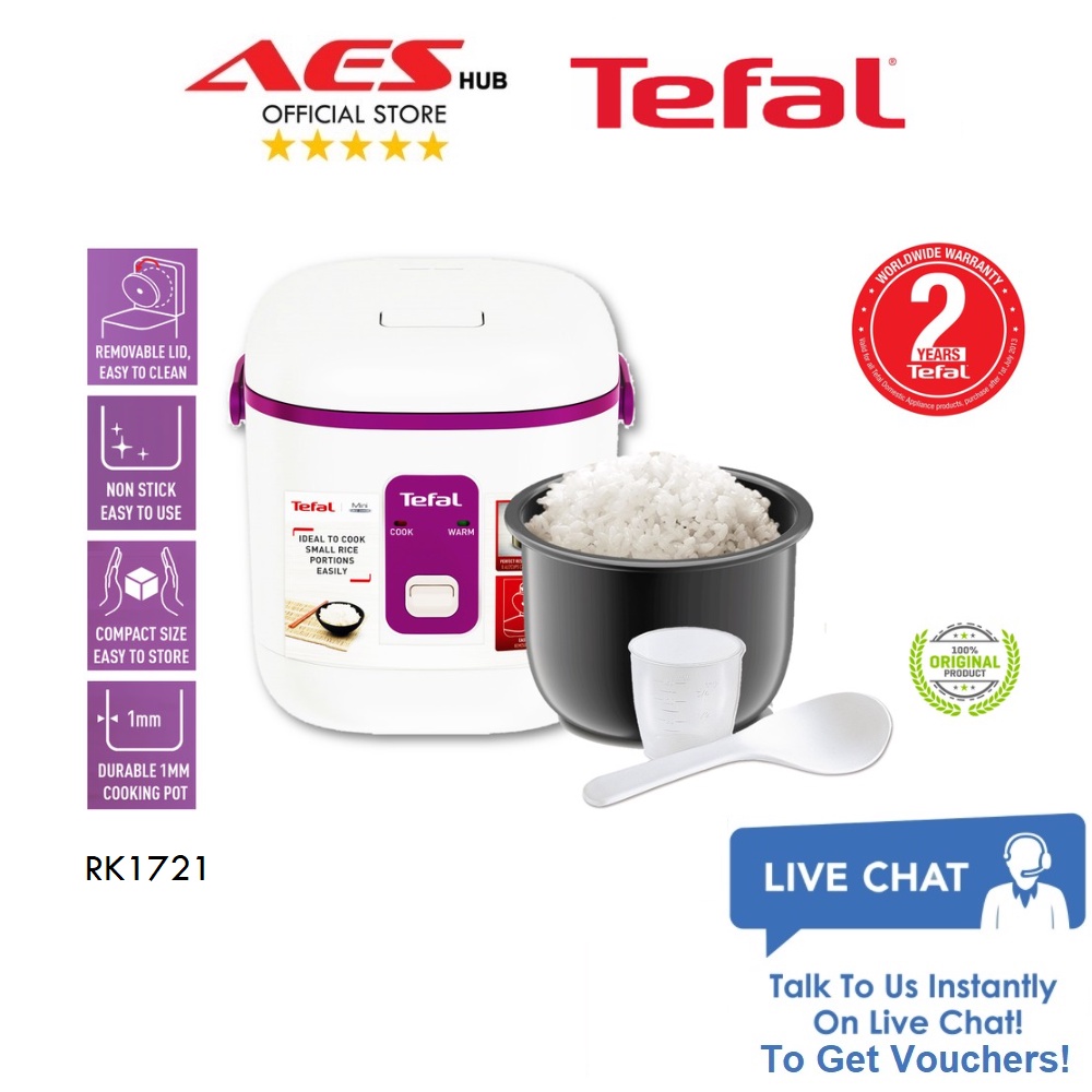 Tefal 220W 0.4 L 2 Cups Mini Mechanical Rice Cooker Periuk Nasi