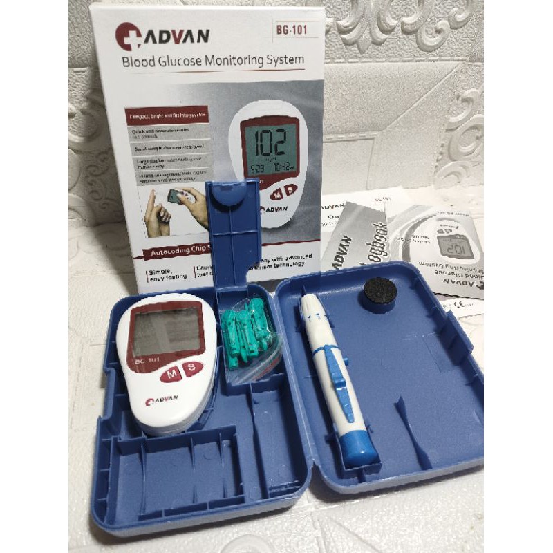 Advan Blood Glucose Monitoring Machine Shopee Philippines