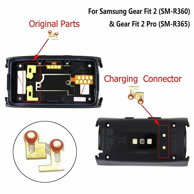 samsung gear fit 2 charging pins