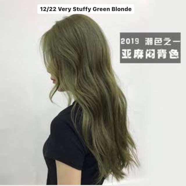 12 22 Very Stuffy Green Blonde Bremod Hair Color Hair Dye Shopee Philippines