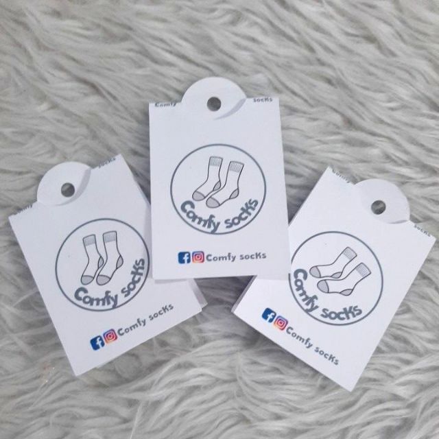 50 Personalized socks tag/label Shopee Philippines