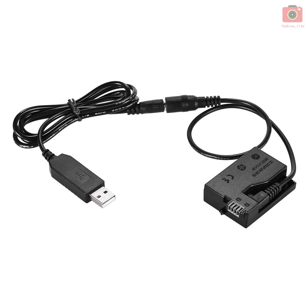 Andoer DR-E8 Dummy Battery with DC Power Bank USB Adapter Cable Replacement  for LP-E8 for Canon EOS 550D 600D 650D 700D DSLR Cameras | Shopee  Philippines