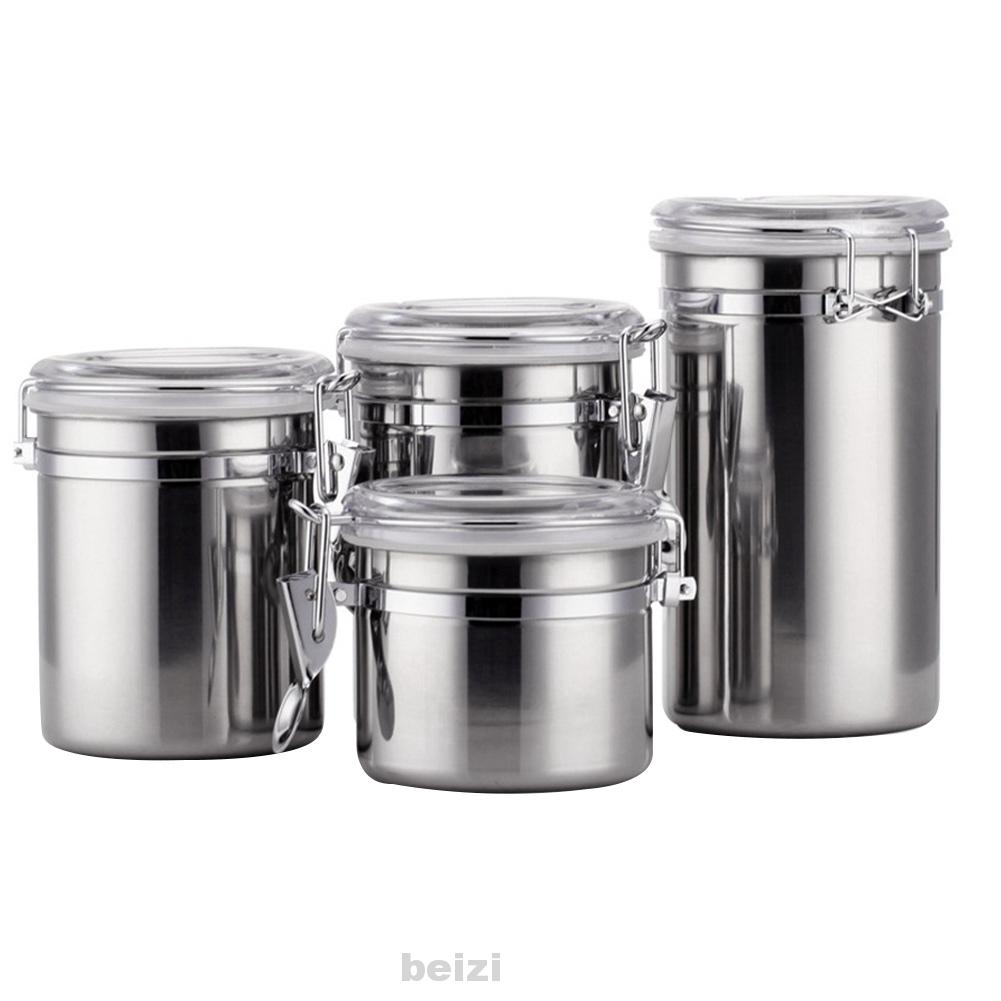 stainless steel cookie jar