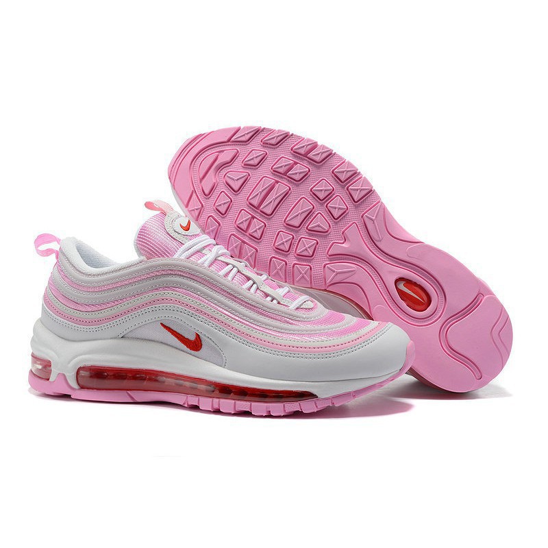 97 air max pink and white