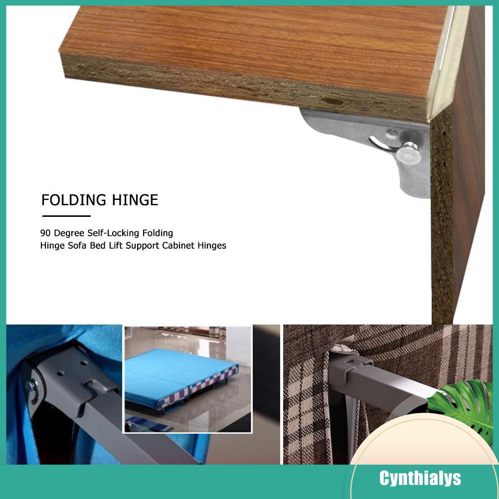 cy^Self-Locking Folding Sofa Bed Lift Support Cabinet ...