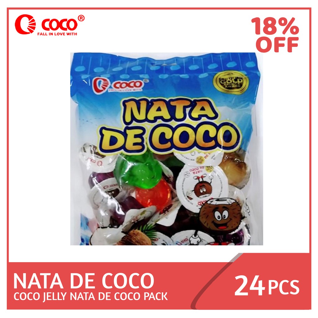 COCO Nata De COCO Jelly pack 24pcs | Shopee Philippines