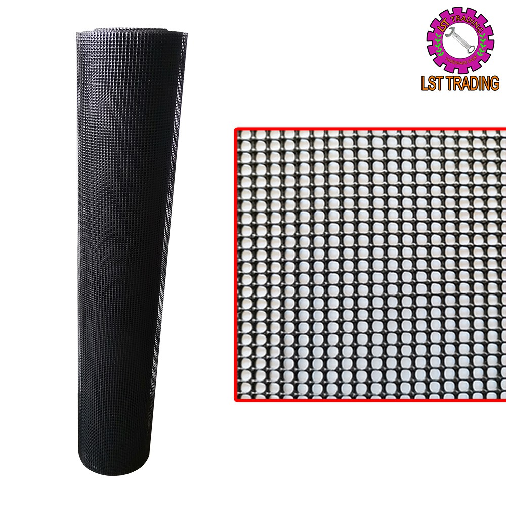 [READY STOCKS] 5MM PVC FENCE NETTING / PVC MESH / PVC NETTING / BLACK