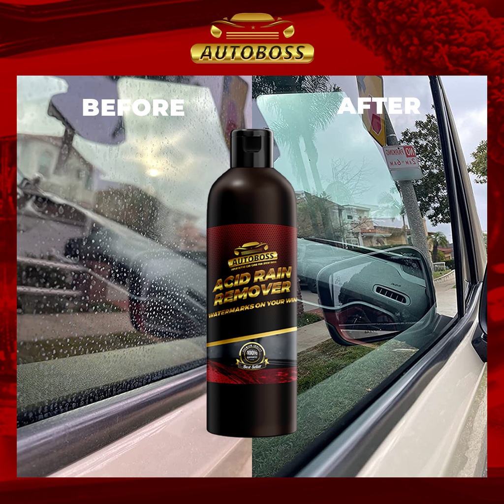 Auto Boss Acid Rain Remover For Car (250ml) Car Glass Cleaner Water