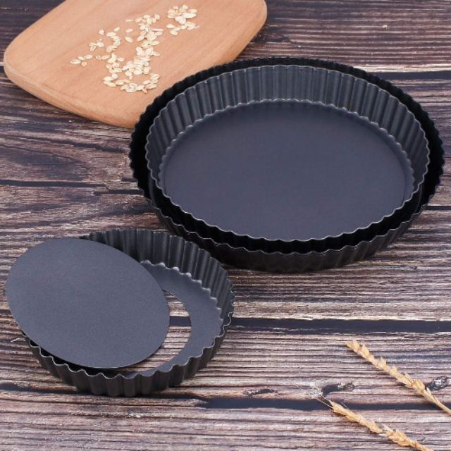 Non Stick Loose Bottom Pie Pan Baking Pie Pan Shopee Philippines