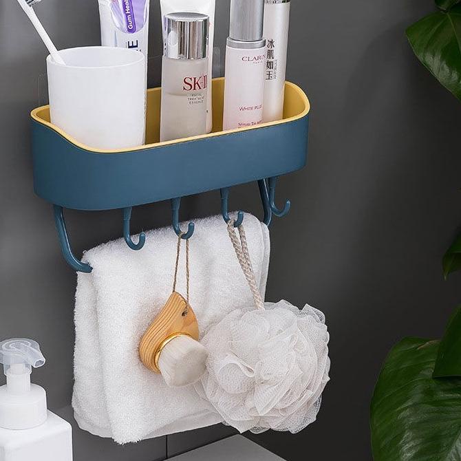 Minimalist Simple Bathroom Shelves / Bathroom Wall Shelf Without Drill