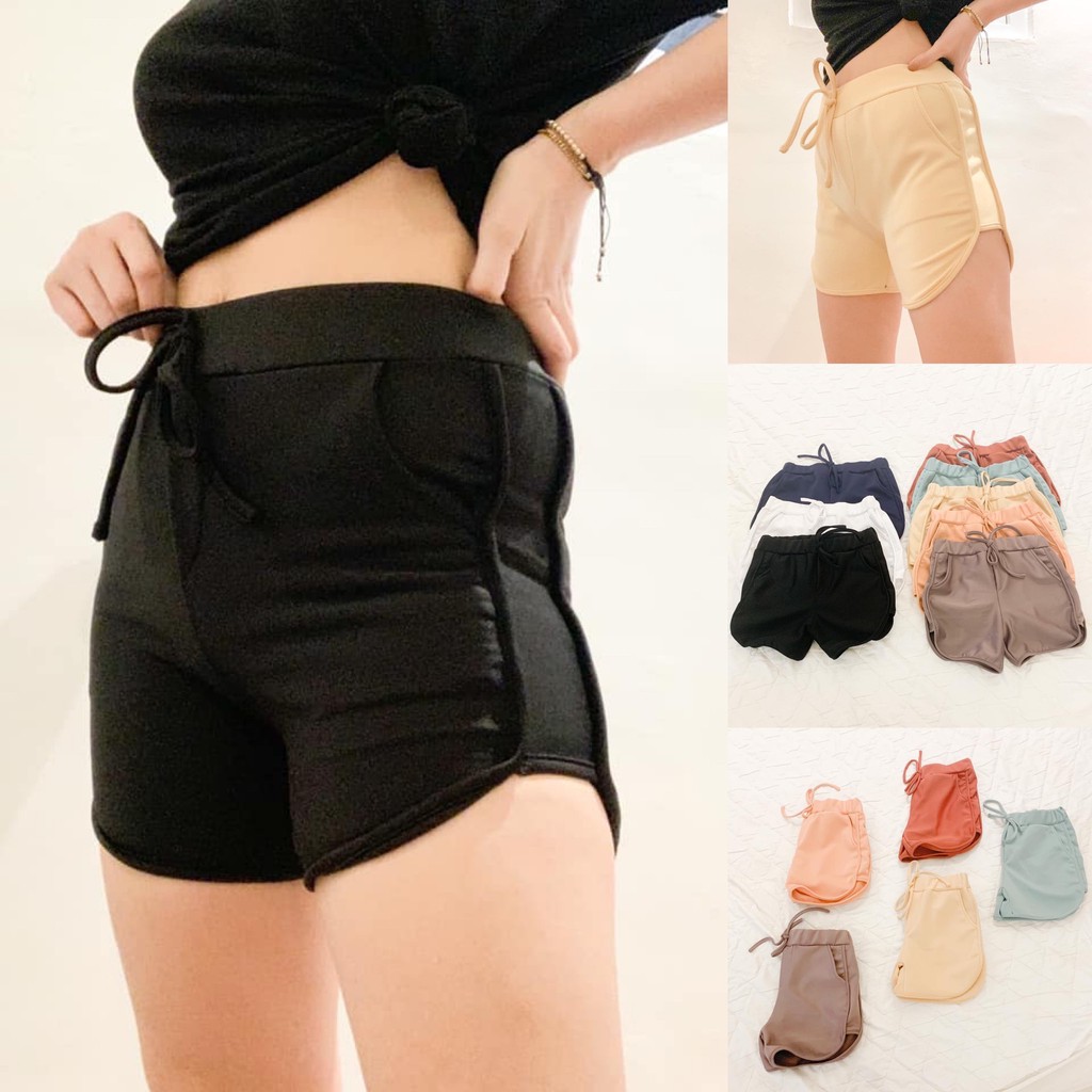 Ali Basic Neoprene Shorts Trendy Fashion OOTD Shopee Philippines