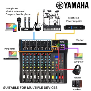 YAMAHA CT-80S Series Stereo Mixer 8 Channel Bluetooth USB MP3 Audio ...
