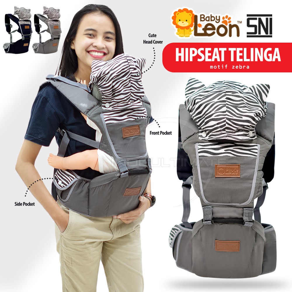 5in1 Way Baby Hipseat Carrier BABY LEON + Head Protector BY-479 BY-490 Latest Model Baby Carrier Front Sitting Baby Carrier Side Baby Carrier Multifunctional Carrier Instant Baby Carrier Anti-Stress Baby Carrier BY-481 (Without Hat) — view 2