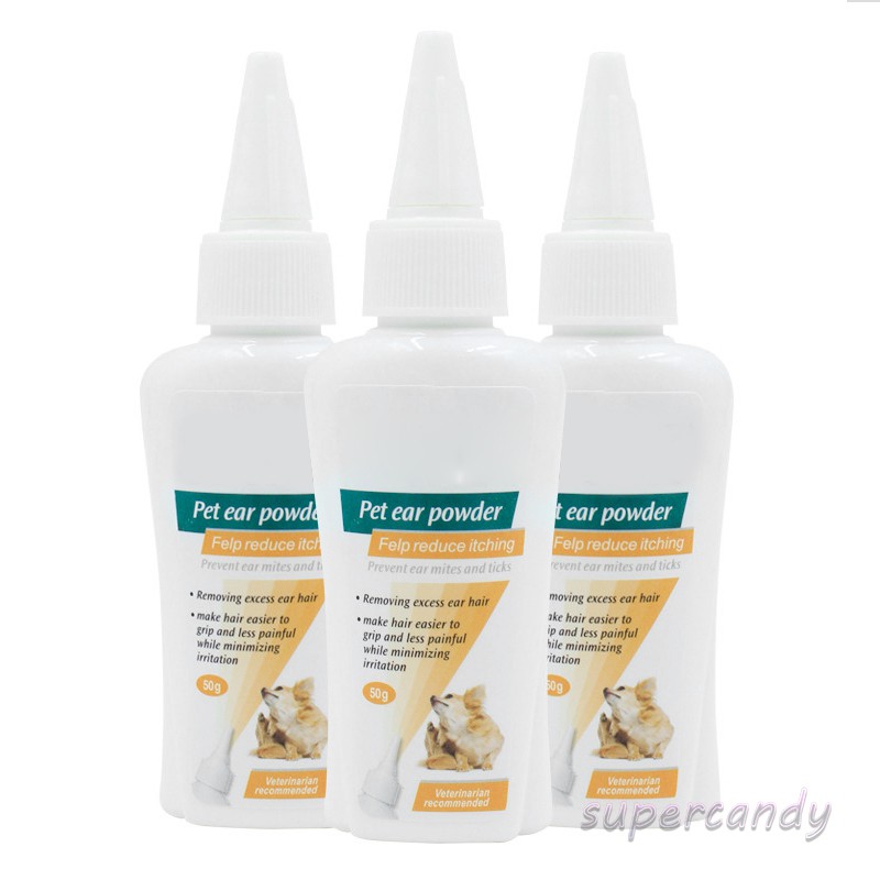 dog ear plucking powder