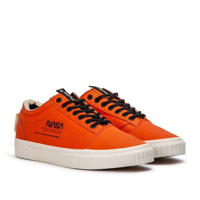 vans nasa orange shoes