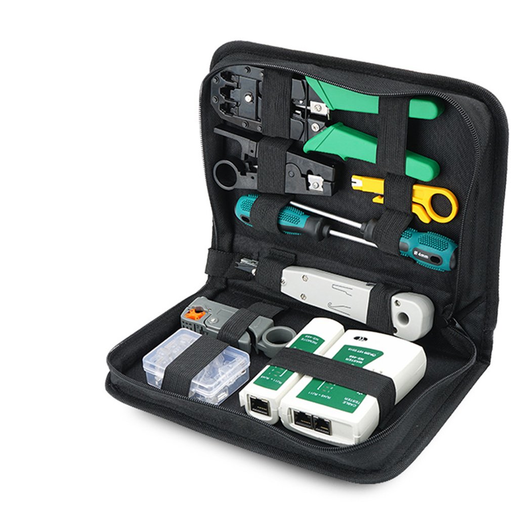 Network Cable Tester Tool LAN Utp Wire Stripper Screwdriver RJ45 