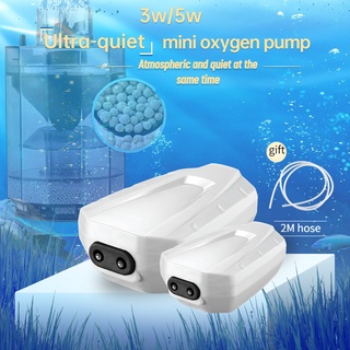 5w Air Pump Aquarium Fish Tank Oxygen Pump Oxygen Pump Ultra-Quiet Aerator Aquarium Oxygen