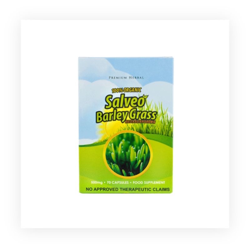 Salveo Barley Grass Food Supplement Capsule 70caps 500mg Shopee