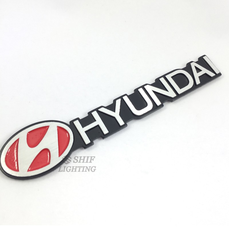 1 x Metal HYUNDAI Logo Car Auto Emblem Sticker Badge Decal Shopee