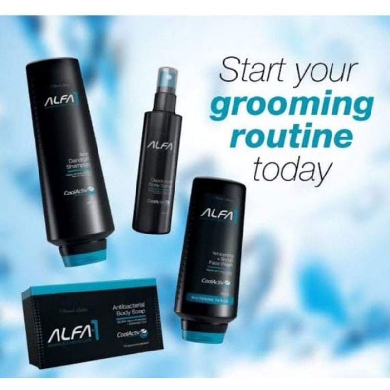 Personal Collection Alfa 1 Advanced Men's Care (Deo Spray, Soap, Anti